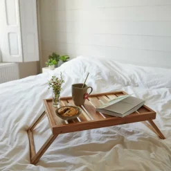 ACACIA Pieds De Table V Set De 2 Naturel