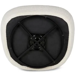 AGNES Plaid Blanc Cassé