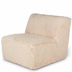 AGNES Plaid Blanc Cassé