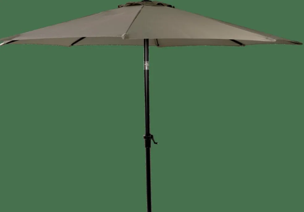 ALU Parasol Sans Pied De Parasol Taupe