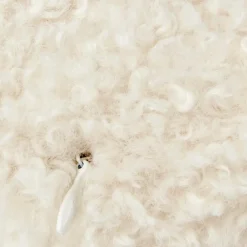 BIJU Coussin Blanc Cassé