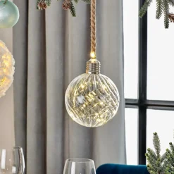 BLOXEM Boule Déco 20 LEDs Transparent