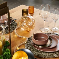 BLOXEM Boule Déco Avec 21 LEDs Doré