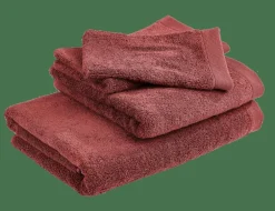 B-LUX Serviette De Bain Rouge