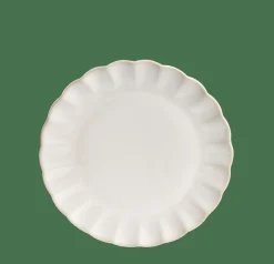 DAHLIA Assiette Blanc