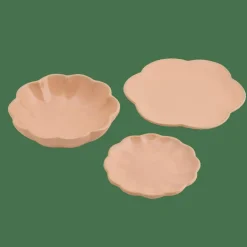 DAHLIA FLOWER Assiette Orange