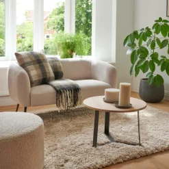 DAVI Canapé Blanc Cassé