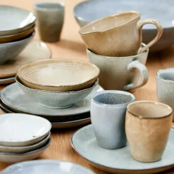 EARTH LAGOON Assiette à Dessert Vert Clair