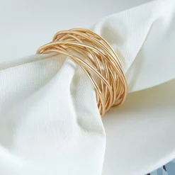 ECO DRIED FLOWER Set De 20 Serviettes Multicolore