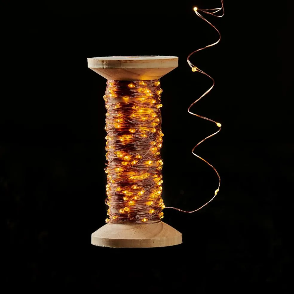 ELLI Guirlande Lumineuse Cuivre