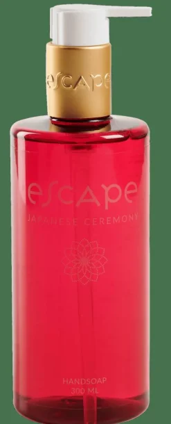 ESCAPE JAPANESE CEREMONY Savon Mains En Distributeur Rouge
