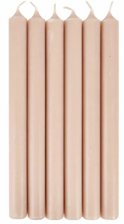 FINA Bougies Set De 6 Mauve Clair