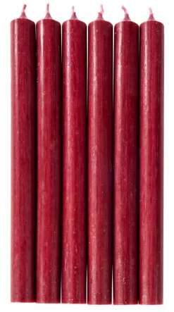 FINA Bougies Set De 6 Mauve Clair