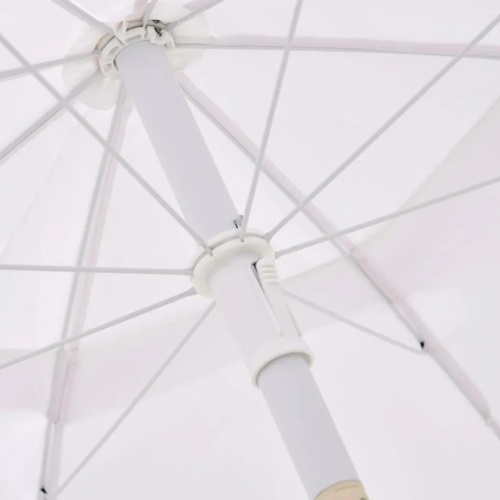 FRANJA Parasol Sans Pied De Parasol Blanc