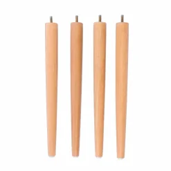 FRIDA / FRAY Set De 4 Pieds Teck Naturel