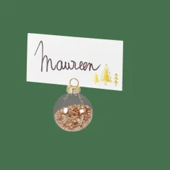 GLANCY Porte-noms Set De 4 Transparent