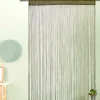 GREEN Rideau à Franges Vert