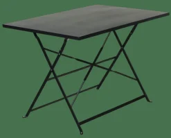 IMPERIAL Table Pliante Rectangulaire Noir