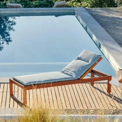 ISLAND ECO Coussin De Jardin Chaise Longue Beige