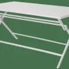 JESSE Table Pliante Blanc