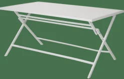 JESSE Table Pliante Blanc
