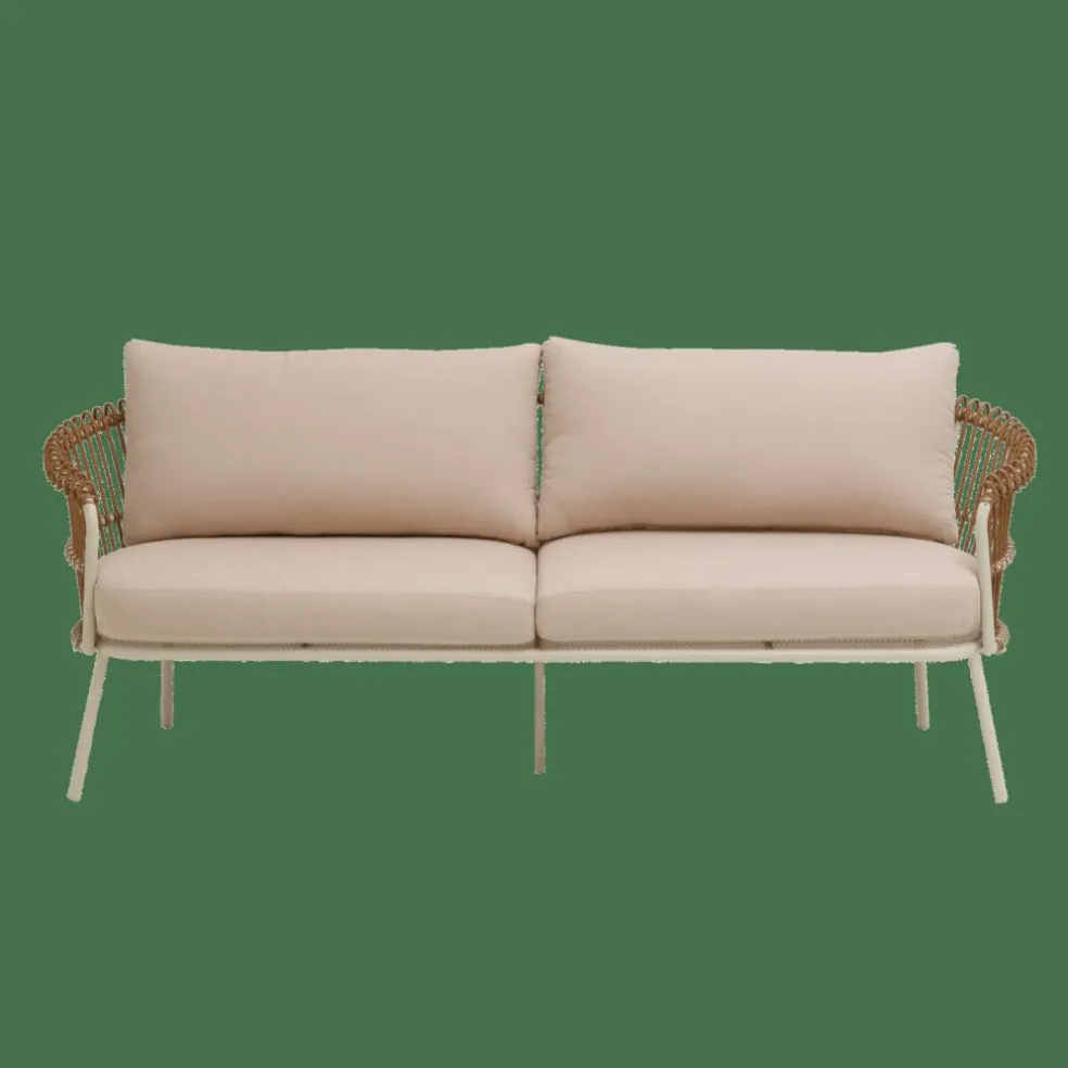 LARGOW Salon De Jardin Sable