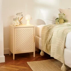 LASSE Table De Chevet Sable