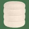 LOBBY Pouf Blanc Cassé