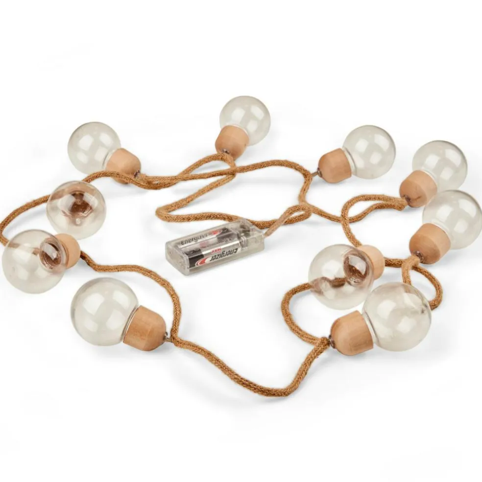 LUMIERE Guirlande Lumineuse Transparent, Naturel