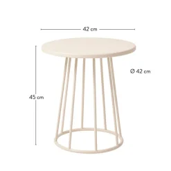 MILLER Table D'appoint Sable