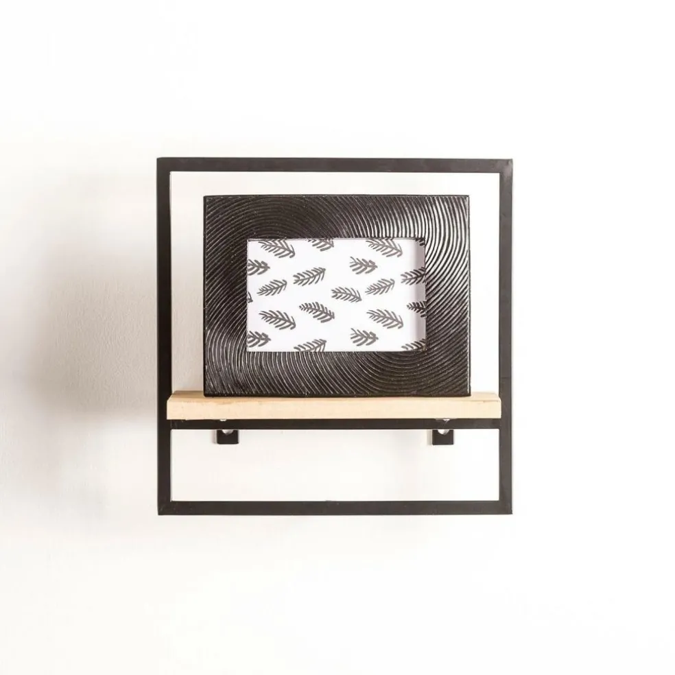 MIX&MATCH Étagère à Suspendre Noir, Naturel