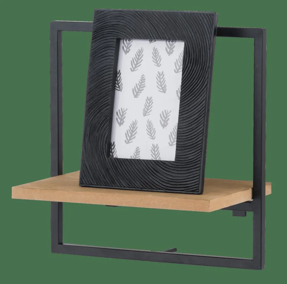 MIX&MATCH Étagère à Suspendre Noir, Naturel