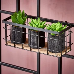 MODULAR Panier En Fil Noir