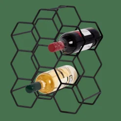 NAU Porte-bouteilles 9 Bouteilles Noir