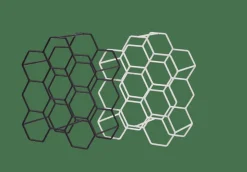 NAU Porte-bouteilles 9 Bouteilles Noir