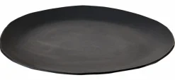 OVALS Plat De Présentation Noir