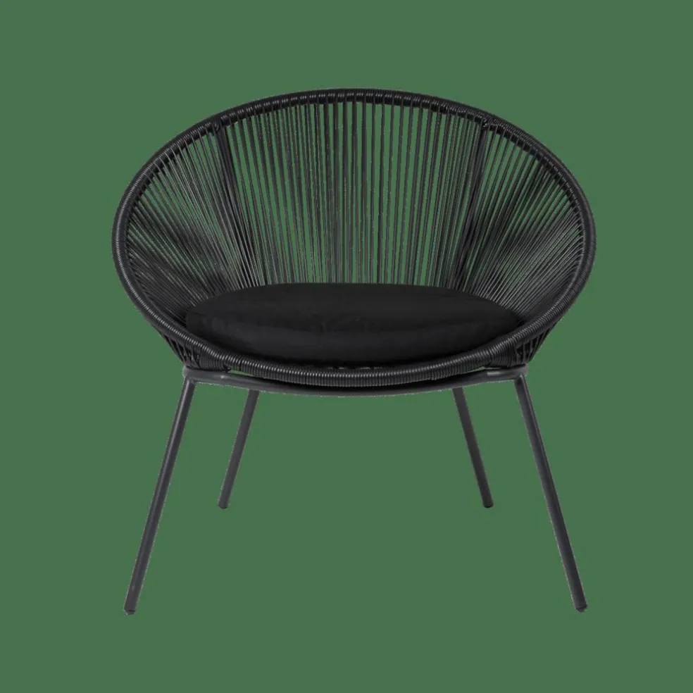 PAPAYO Chaise Lounge Noir