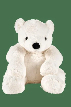 POLA Ours Blanc Peluche Blanc