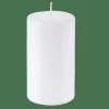 PURE Bougie Cylindrique Blanc