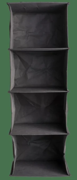 RANGO Système De Rangement 4 Compartiments Gris Foncé