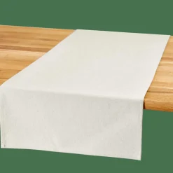 RECYCLE Chemin De Table Blanc Cassé