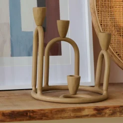 RINGS Bougeoir Brun Clair