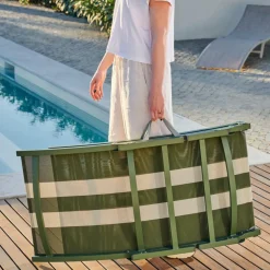 SILVES Chaise Longue Kaki