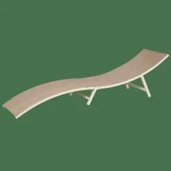 SILVES Chaise Longue Sable