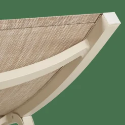 SILVES Chaise Longue Sable