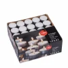 SPAAS Bougies Chauffe-plat Set De 75 Blanc