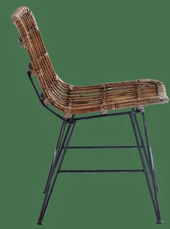 SUMATRA Chaise Noir, Brun