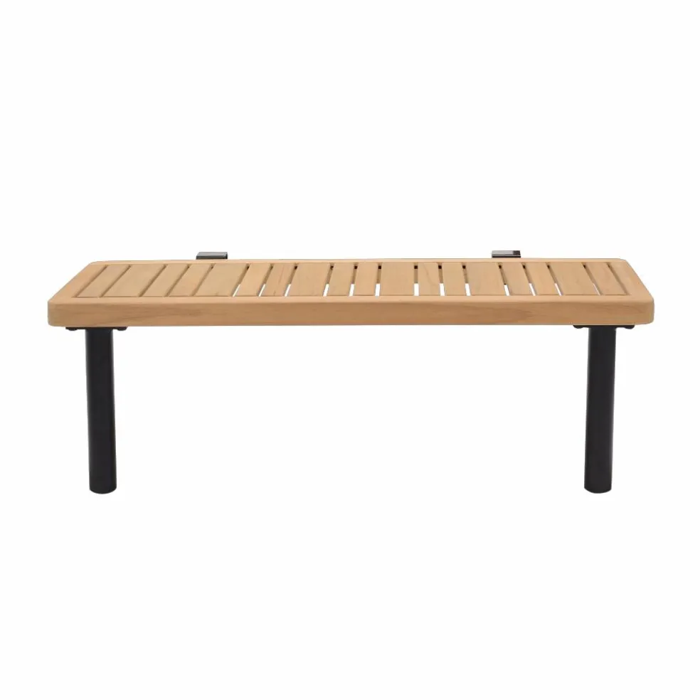 TEAK LUXE Chaise Longue Naturel