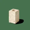 TRAVERTIN Bougeoir Naturel