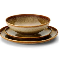 UNI Set De 20 Serviettes Brun